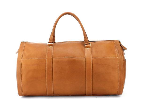 Large Leather Duffel Suit Bag For Business Man Travel - Bayfield Bags 