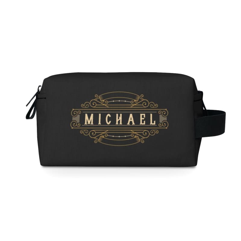 Groomsmen Gifts Personalized Leather Toiletry Bag Custom Mens